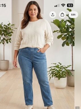 Soft Surroundings Stretch Pull On Jeans